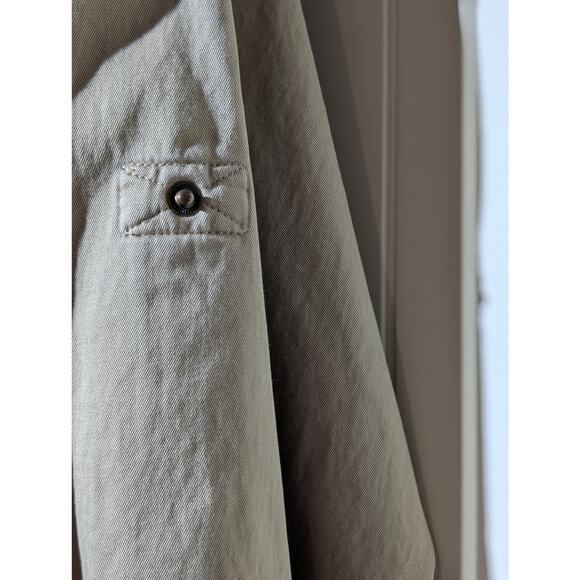 Lauren Ralph Lauren Safari Field Shirt Khaki Utility Pockets Unisex Size Medium - Picture 8 of 13